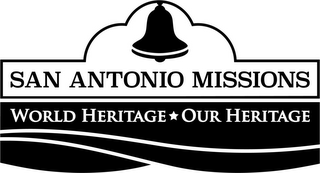 SAN ANTONIO MISSIONS WORLD HERITAGE OURHERITAGE logo
