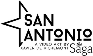 SAN ANTONIO THE SAGA A VIDEO ART BY THE XAVIER DE RICHEMONT logo