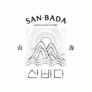 SAN • BADA KOREAN SOUL ON FIRE logo