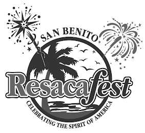 SAN BENITO RESACAFEST CELEBRATING THE SPIRIT OF AMERICA logo