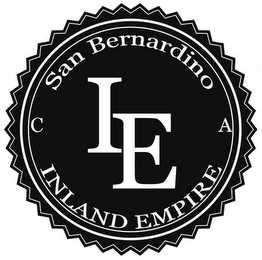 SAN BERNARDINO INLAND EMPIRE CA IE logo