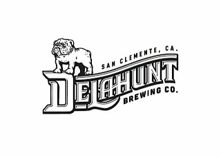 SAN CLEMENTE, CA. DELAHUNT BREWING CO. logo