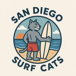 SAN DIEGO SURF CATS logo