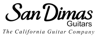 SAN DIMAS GUITARS THE CALIFORNIA GUITAR COMPANY logo
