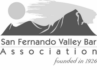 SAN FERNANDO VALLEY BAR ASSOCIATION FOUNDED IN 1926 logo