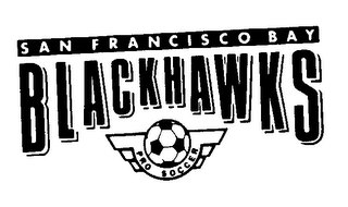 SAN FRANCISCO BAY BLACKHAWKS PRO SOCCER logo