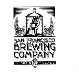 SAN FRANCISCO BREWING COMPANY FROM GRAIN TO GLASS logo
