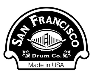 SAN FRANCISCO DRUM CO. MADE IN USA logo