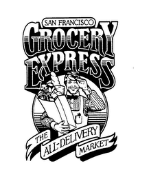 SAN FRANCISCO GROCERY EXPRESS THE ALL-DELIVERY MARKET logo