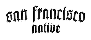 SAN FRANCISCO NATIVE logo