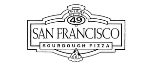 SAN FRANCISCO PIER 49 SOURDOUGH PIZZA logo