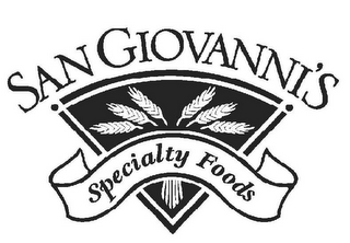 SAN GIOVANNI'S SPECIALTY FOODS logo