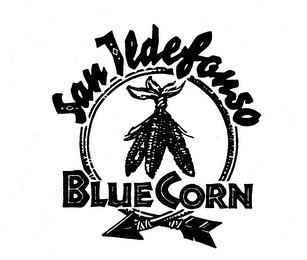 SAN ILDEFONSO BLUE CORN logo