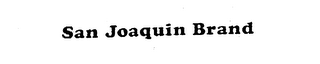 SAN JOAQUIN BRAND logo