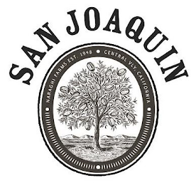 SAN JOAQUIN NARAGHI FARMS EST. 1948 CENTRAL VLY, CALIFORNIA logo