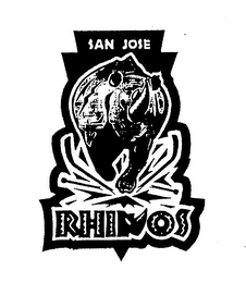 SAN JOSE RHINOS logo