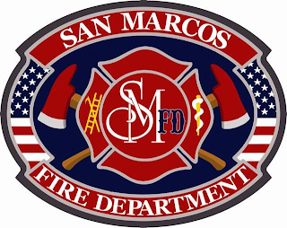 SAN MARCOS FIRE DEPARTMENT SMFD logo