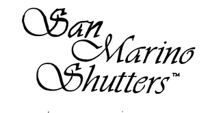 SAN MARINO SHUTTERS logo