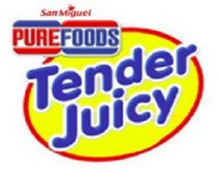 SAN MIGUEL PUREFOODS TENDER JUICY logo