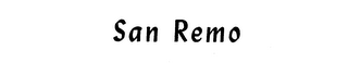 SAN REMO logo