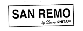 SAN REMO BY LAURA KNITS logo