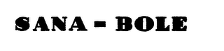 SANA-BOLE logo