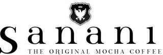 SANANI THE ORIGINAL MOCHA COFFEE logo