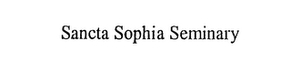SANCTA SOPHIA SEMINARY logo