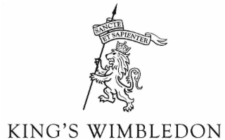 SANCTE ET SAPIENTER KING'S WIMBLEDON