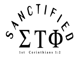 SANCTIFIED 1ST CORINTHIANS 1:2 ETOI logo