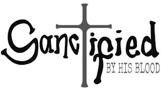 SANCTIFIED BY HIS BLOOD logo