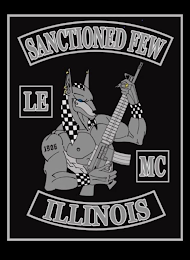 SANCTIONED FEW LE MC ILLINOIS 1906 logo