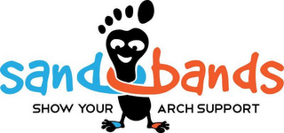 SAND BANDS SHOW YOUR ARCH SUPPORT logo