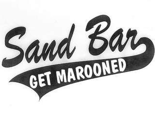 SAND BAR GET MAROONED logo