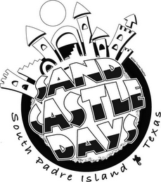 SAND CASTLE DAYS, SOUTH PADRE ISLAND TEXAS logo