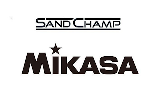 SAND CHAMP MIKASA logo