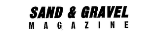 SAND & GRAVEL MAGAZINE logo