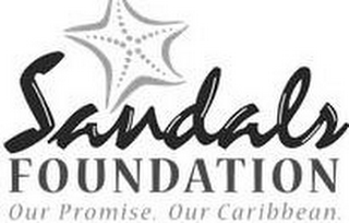 SANDALS FOUNDATION OUR PROMISE. OUR CARIBBEAN. logo