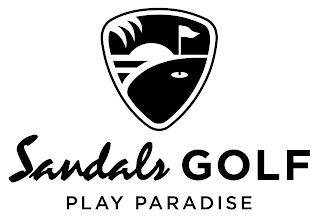 SANDALS GOLF PLAY PARADISE logo