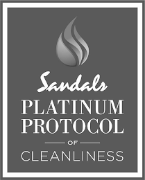 SANDALS PLATINUM PROTOCOL OF CLEANLINESS logo