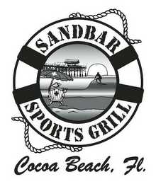 SANDBAR SPORTS GRILL COCOA BEACH, FL. logo