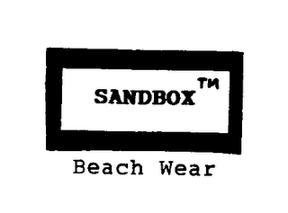 SANDBOX BEACH WEAR logo