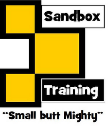 SANDBOX TRAINING "SMALL BUTT MIGHTY" logo