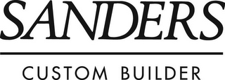 SANDERS CUSTOM BUILDER logo
