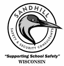 SANDHILL SAFETY & SECURITY CONSULTANTS "SUPPORTING SCHOOL SAFETY" WISCONSIN logo