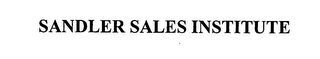 SANDLER SALES INSTITUTE