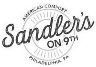 SANDLER'S ON 9TH AMERICAN COMFORT PHILADELPHIA, PA logo