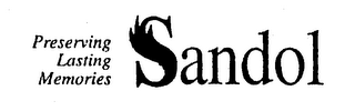 SANDOL PRESERVING LASTING MEMORIES logo