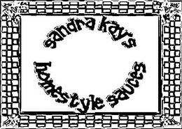 SANDRA KAY'S HOMESTYLE SAUCES logo