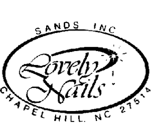 SANDS INC. LOVELY NAILS CHAPEL HILL, NC 27514 logo